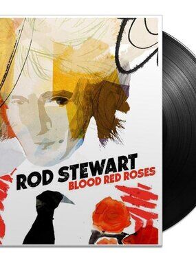 🎵Rod Stewart Blood Red Roses Vinyl LP New Sealed Unopened